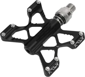 1 Pair K5 Quick Release Pedals Aluminum Alloy Bike Bearing Pedals for Road Folding Bikes 4 Colors