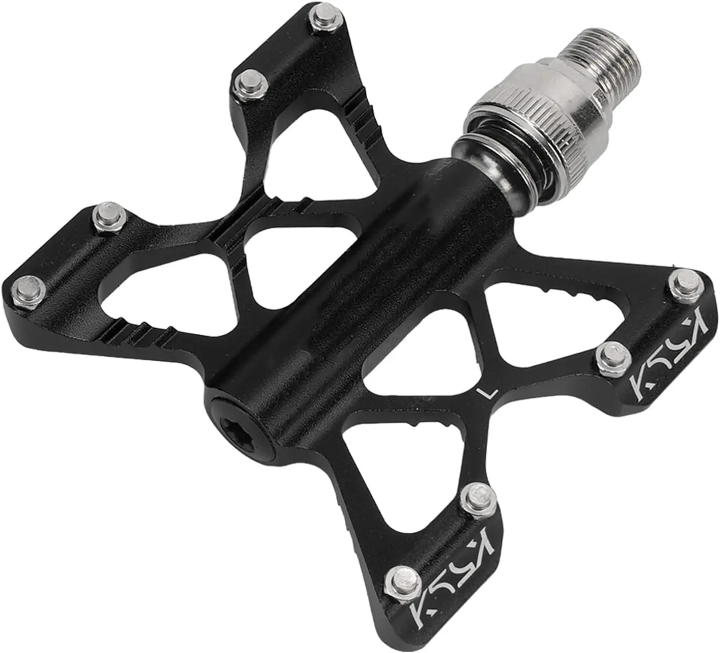 1 Pair K5 Quick Release Pedals Aluminum Alloy Bike Bearing Pedals for Road Folding Bikes 4 Colors