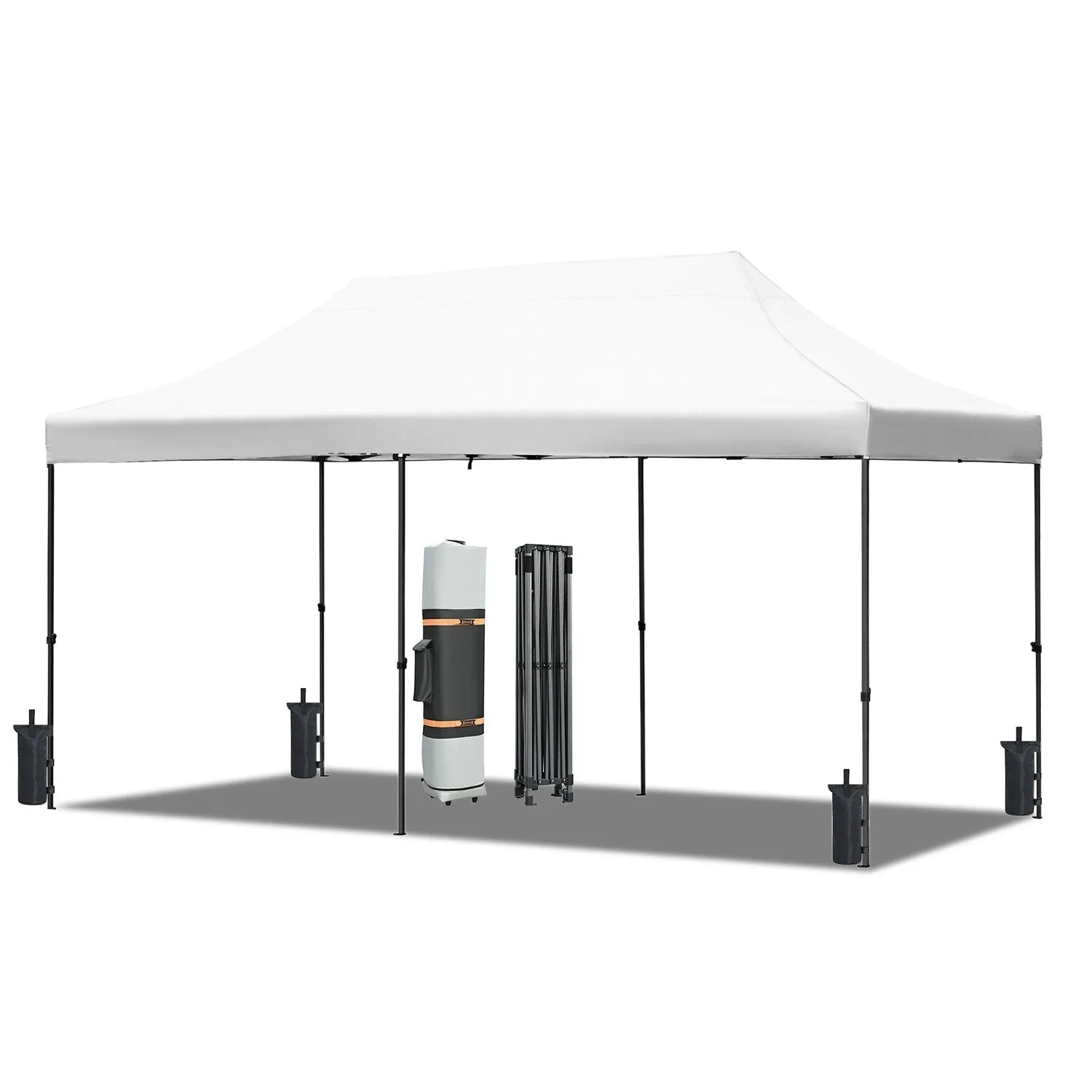 10x20 Heavy Duty Canopy Tent, UV Waterproof, 6 Sidewalls for Wedding