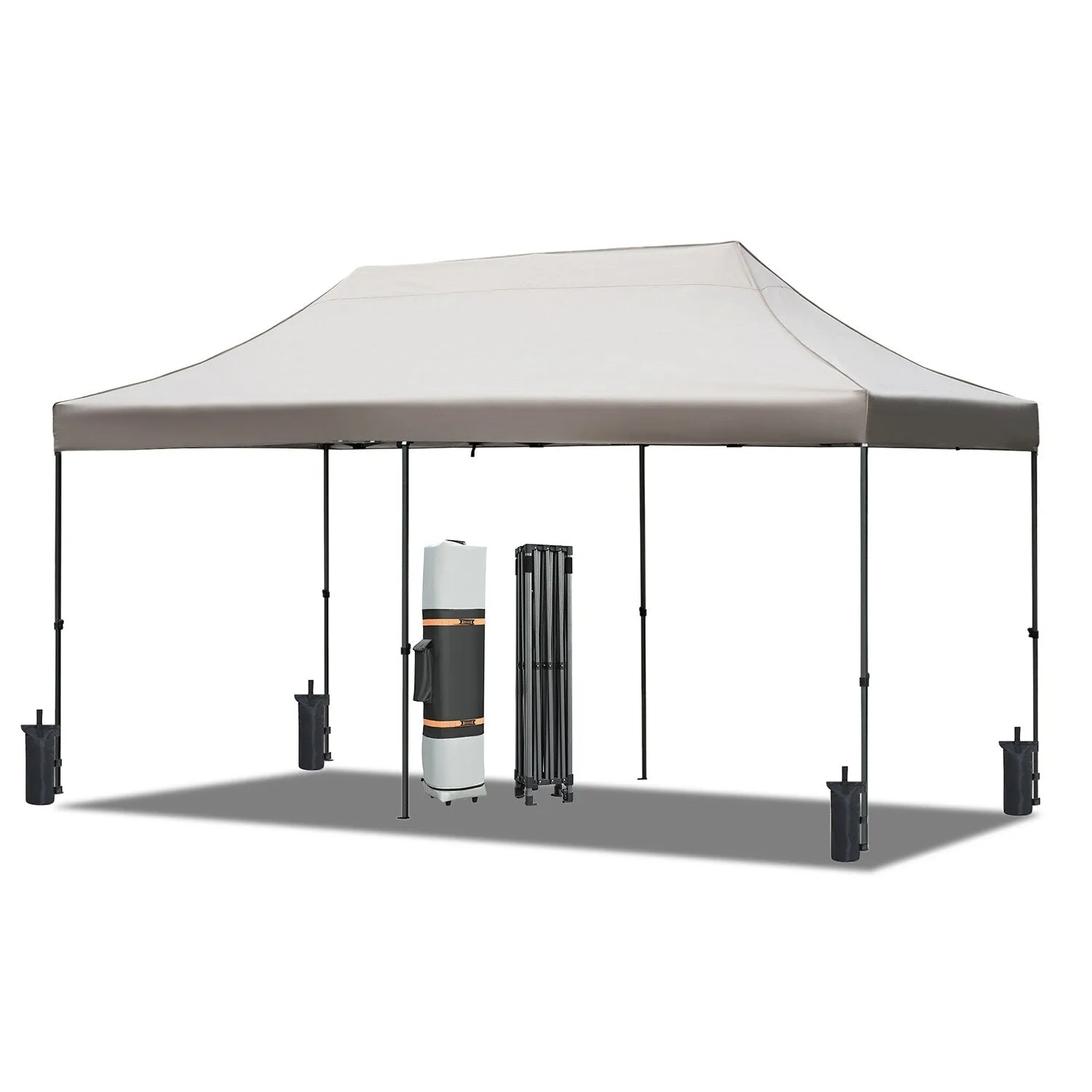10x20 Heavy Duty Canopy Tent, UV Waterproof, 6 Sidewalls for Wedding