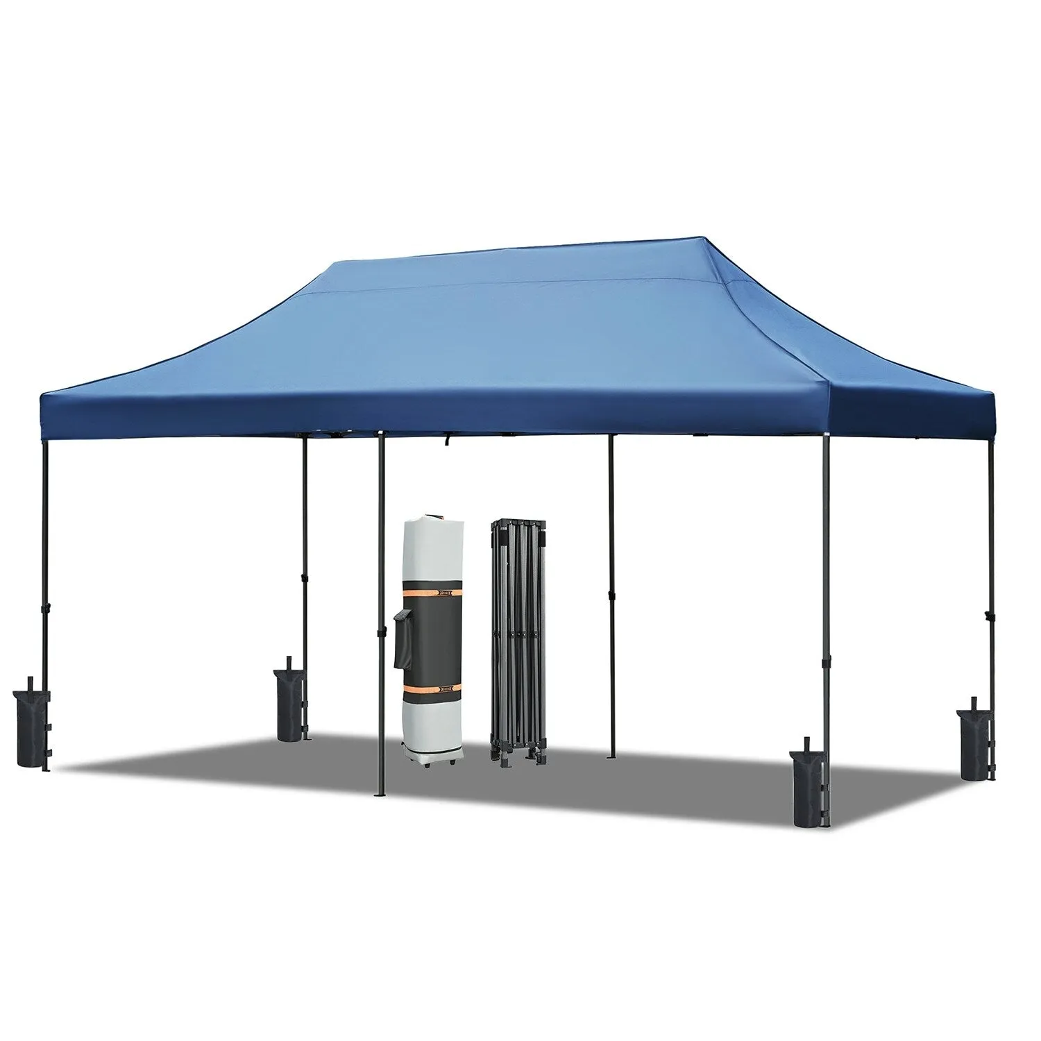 10x20 Heavy Duty Canopy Tent, UV Waterproof, 6 Sidewalls for Wedding