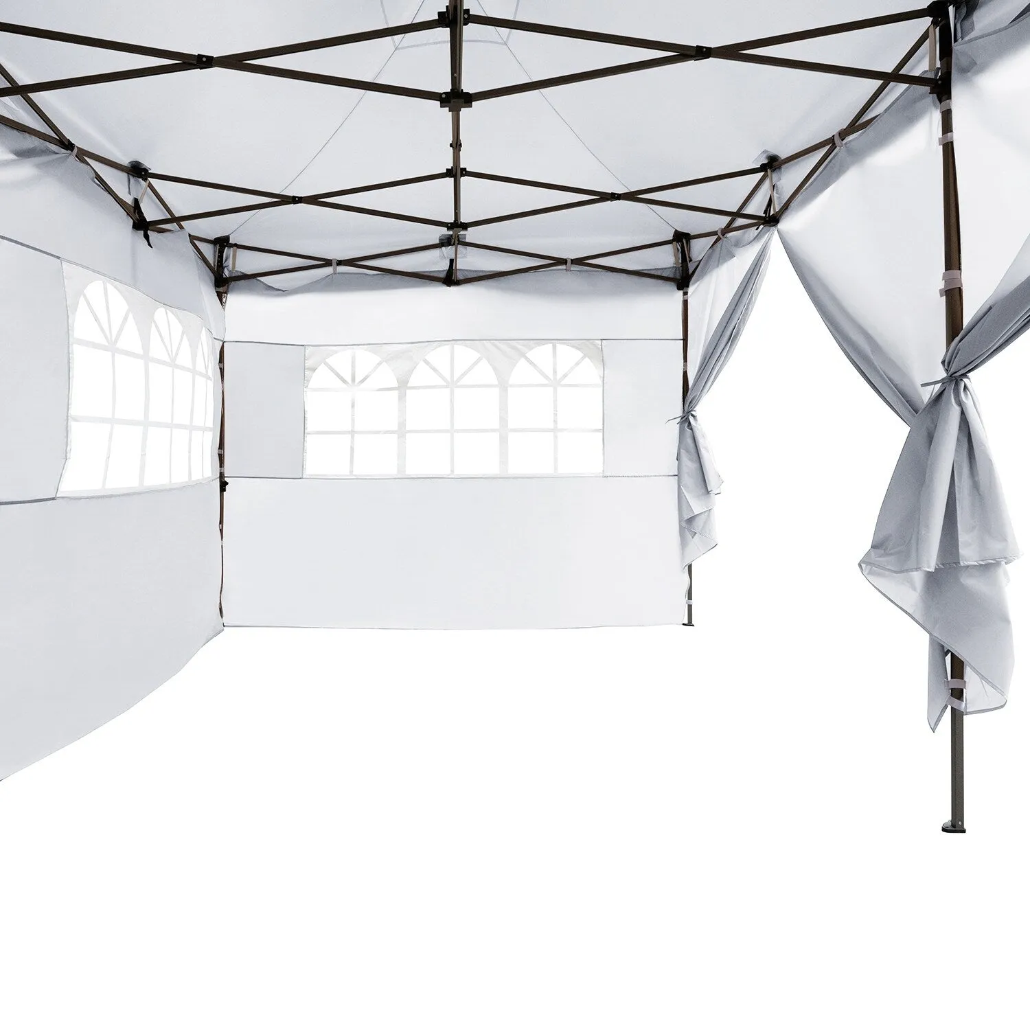 10x20 Heavy Duty Canopy Tent, UV Waterproof, 6 Sidewalls for Wedding