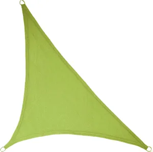 12' x 12' x 17' Right Triangle Sun Shade Sail Canopy (Lime Green) - UV Block for Patio and Outdoor