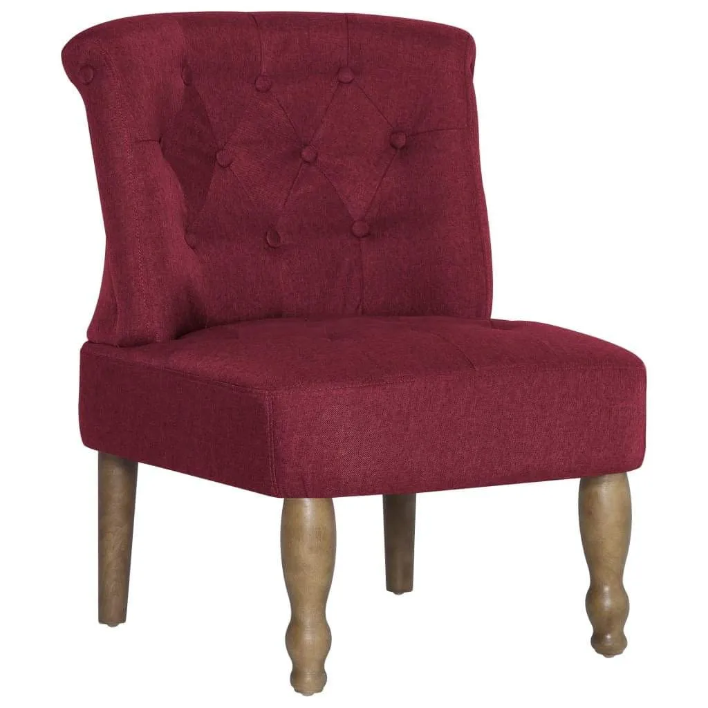 1/2x French Chairs Fabric Lounge Seating Dining Chair Multi Colors