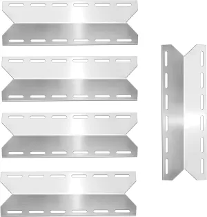 17 5/16" Grill Heat Plates Tent Burner Cover BBQ Gas Grill Replacement Parts for Charmglow 720-0234, 720-0289, Nexgrill 720-0234, 720-0289, 720-0335, Kirkland 720-0025, Perfect Flame 720-0335