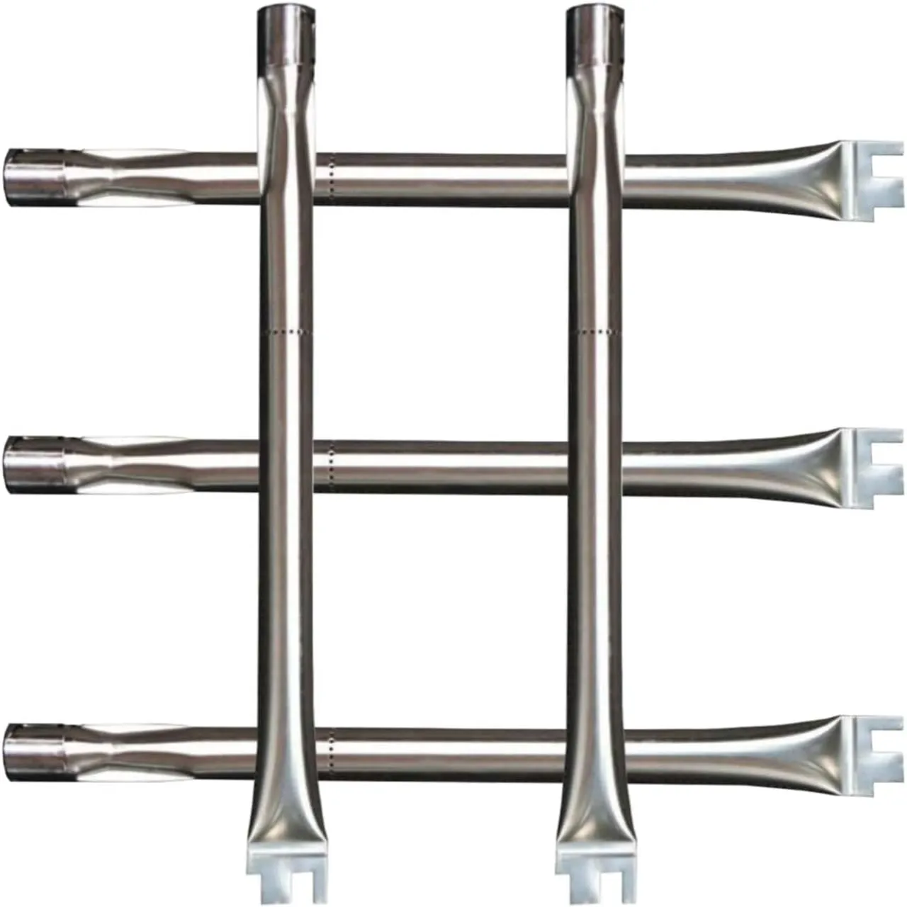 17" Stainless Steel Grill Burner Tubes Replacement for Ducane Stainless & Meridian Series 5 Burner 30400042, 30500701, 30557501, 30558501 Grill Models, Replaces OEM Part D30500702, 5-Pack
