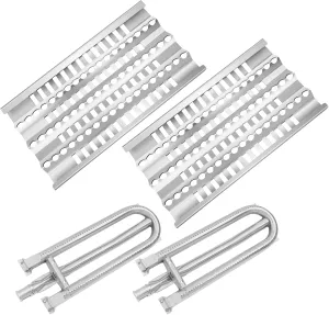 18” Grill Heat Plates Shield Grill Burners Radiant Tray for DCS Grills 27DBQR, DCS 36 BGB36-BQARL, DCS 48 BGB48-BQARL, DCS 30 BGB30-BQR-L, Dynamic Cooking Systems Gas Grill Replacement Parts