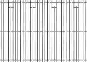 19-3/4" Stainless Steel 4 Cooking Grates Replacement Parts for Chargriller 2121, 2123, 2222, 2828, 3001, 3008, 3030, 3072, 3232, 3725, 4000, 4001, 4008, 4208, 5050, 5252 King Griller 3008, 5252 Grill