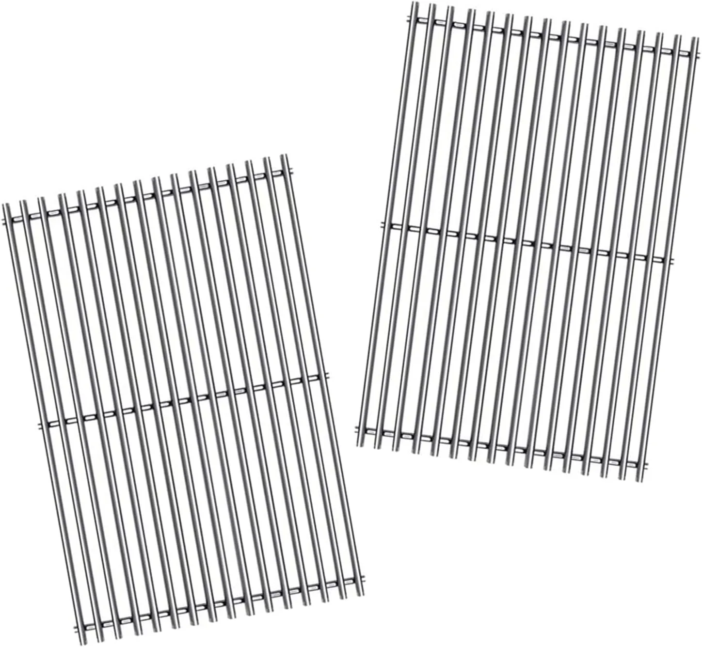 19.25 inch Stainless Steel Grill Grates Grid Replacement for Brinkmann 810-2200-0, 810-2310-0, Charbroil 4632210, 4632215, Charmglow 810-7450S, Broil-Mate, Grill Chef and Turbo Gas Grill Parts