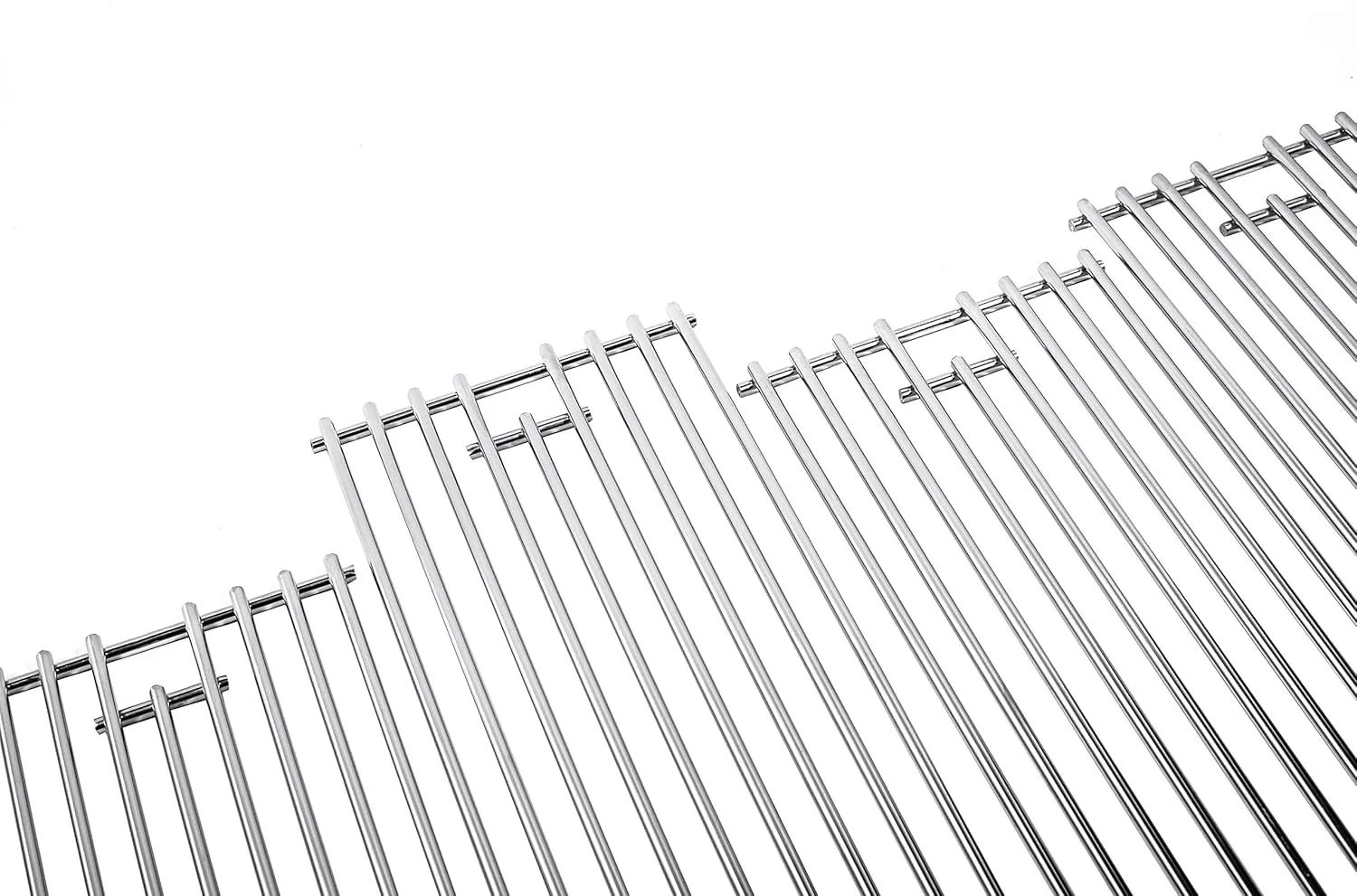 19.25" x 7.5" 4 Pack Stainless Steel BBQ Grill Grates for Bull Most Models Cooking Grates Replacement for OEM 16517 Steer Premium 69008 69009 Lonestar Select 87048 87049 7 Burner Premium 18248 18249