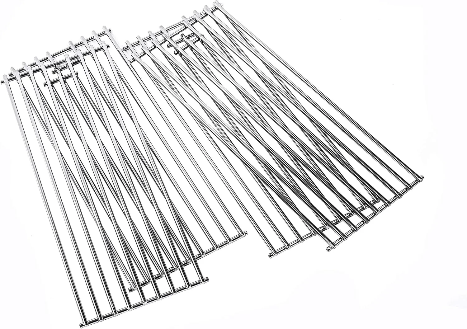 19.25" x 7.5" 4 Pack Stainless Steel BBQ Grill Grates for Bull Most Models Cooking Grates Replacement for OEM 16517 Steer Premium 69008 69009 Lonestar Select 87048 87049 7 Burner Premium 18248 18249