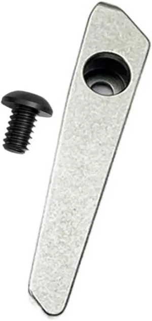 1PC Titanium Alloy Deep Carry Pocket Clip Replacement with Screw Fits for Strider SMF SNG(Silver)