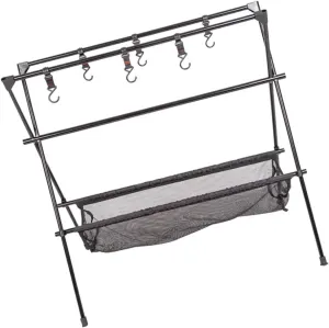 1set Camping Tripod Grill Rack Portable Outdoor Cooking Stand for Campfire BBQ and Picnics Saving Easy to Install Lightweight Storage for Camping Essentials