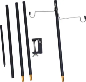 1set Folding Lamp Stand Kit Lightweight Outdoor Light Bracket for Camping Hiking and Picnics Portable and Lantern Stand for Easy Setup and Storage
