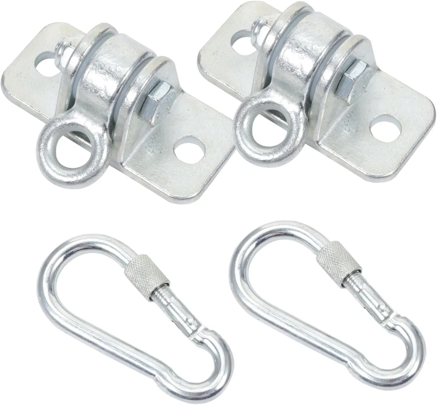 1Set Swing Hanging Kit with Sturdy Hooks and Safety Buckles Heavy Duty Hangers for Indoor and Outdoor Playground Use Stable Swing Suspension System for Adults