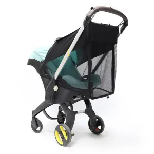 2 in 1 Strollers Sun Shade Net fit DOONA Baby Stroller and Carseat Sunshade Extension UV Protection Sun Cover Awning Umbrella 360° Full Coverage Snooze Shade Breathable Sun Protection Canopy