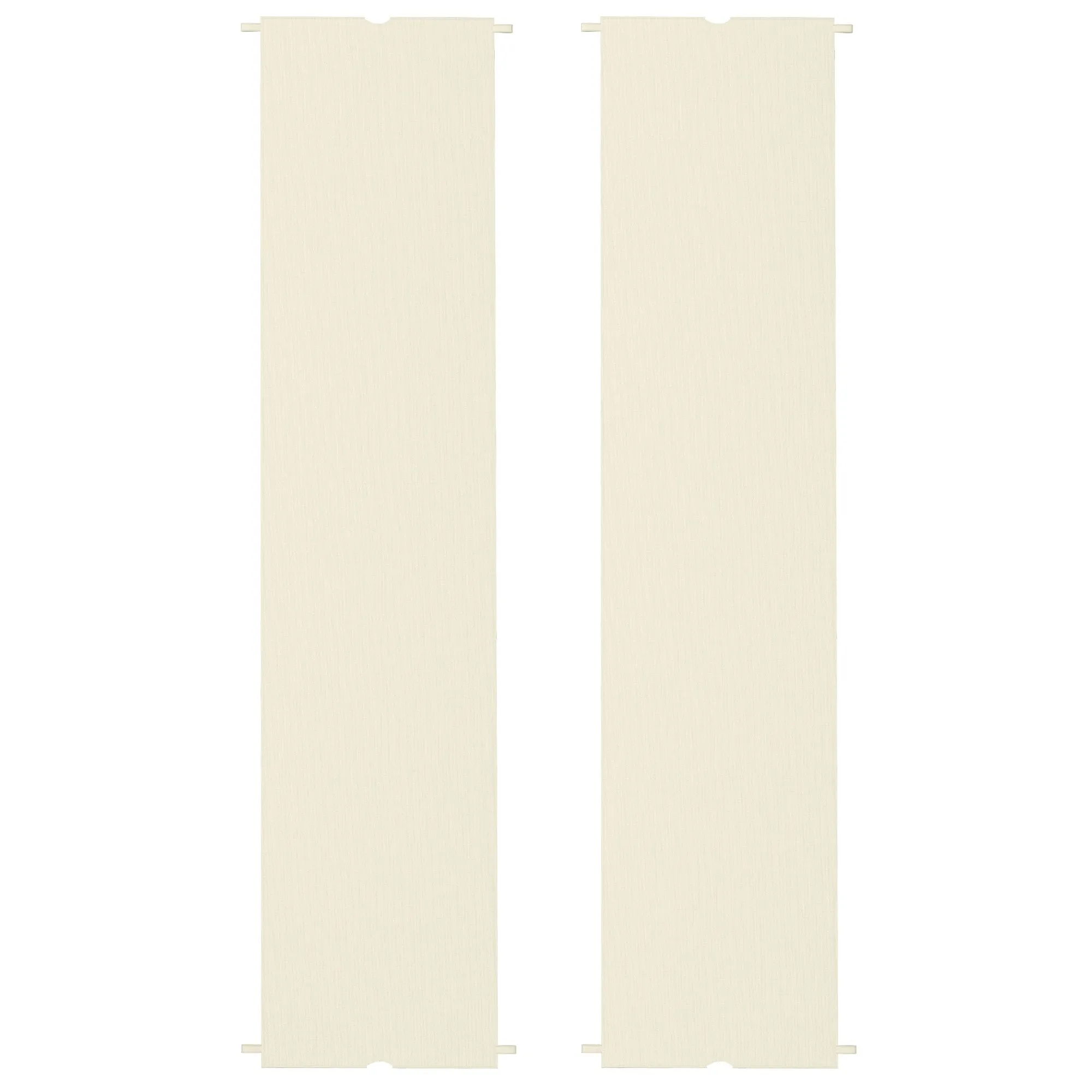 2-Pack 16' x 4' UV-Blocking Pergola Shade Covers, for 10 x 10ft Pergola, Cream White