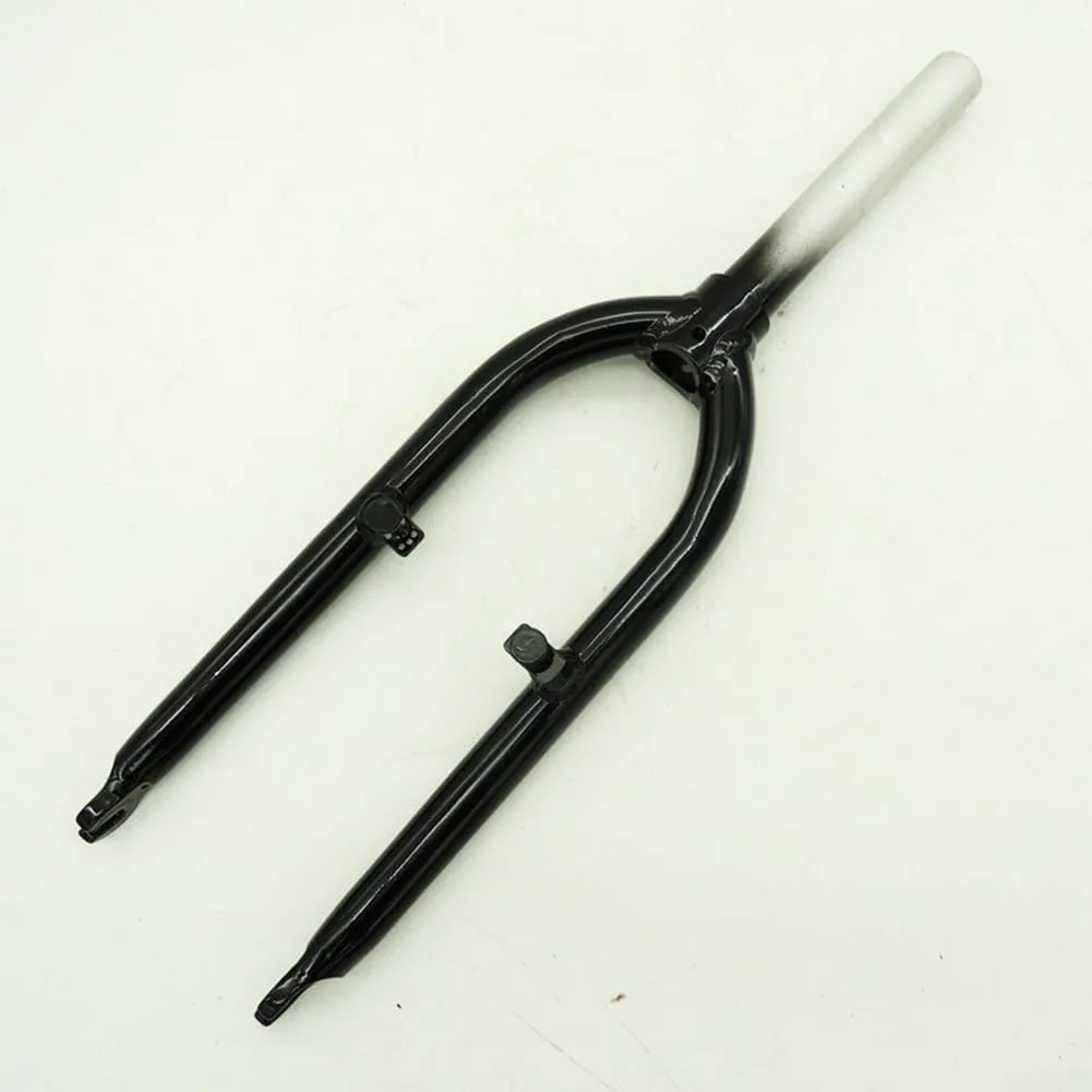 20 Inch Aluminum Front Fork, Bicycle Fork, Aluminum Fork Folding Bike V Brake Fork Top Tube 28.6MM*170MM Bicycle Component(black)