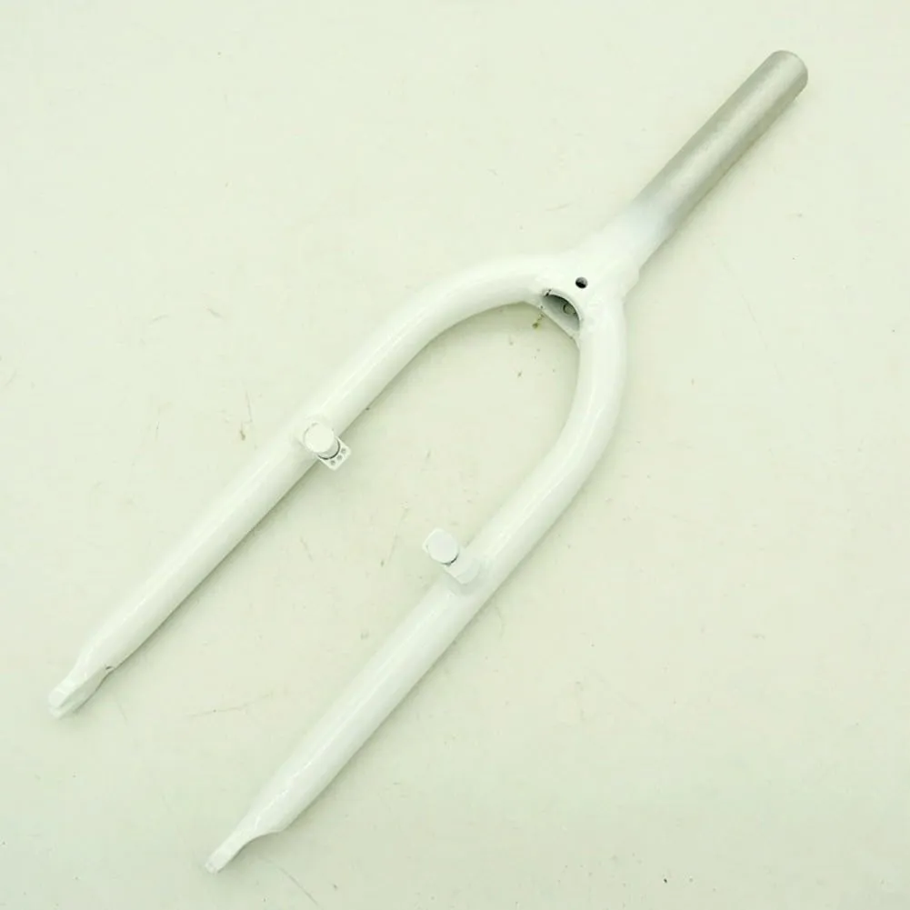 20 Inch Aluminum Front Fork, Bicycle Fork, Aluminum Fork Folding Bike V Brake Fork Top Tube 28.6MM*170MM Bicycle Component(white)