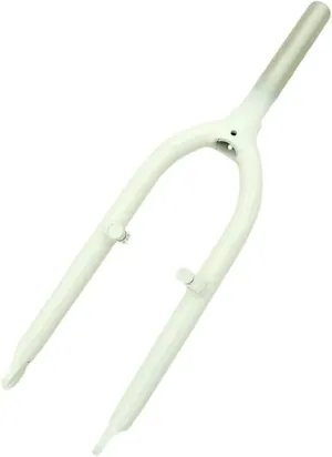20 Inch Aluminum Front Fork, Bicycle Fork, Aluminum Fork Folding Bike V Brake Fork Top Tube 28.6MM*170MM Bicycle Component(white)