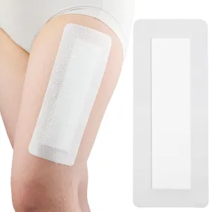 20 Pcs Waterproof Knee Replacement Dressing | 4x10 Inch Long Post-Surgery Gauze Bandage with Adhesive Border   Non-Stick Central Pad, Hip Wound Incision Recovery