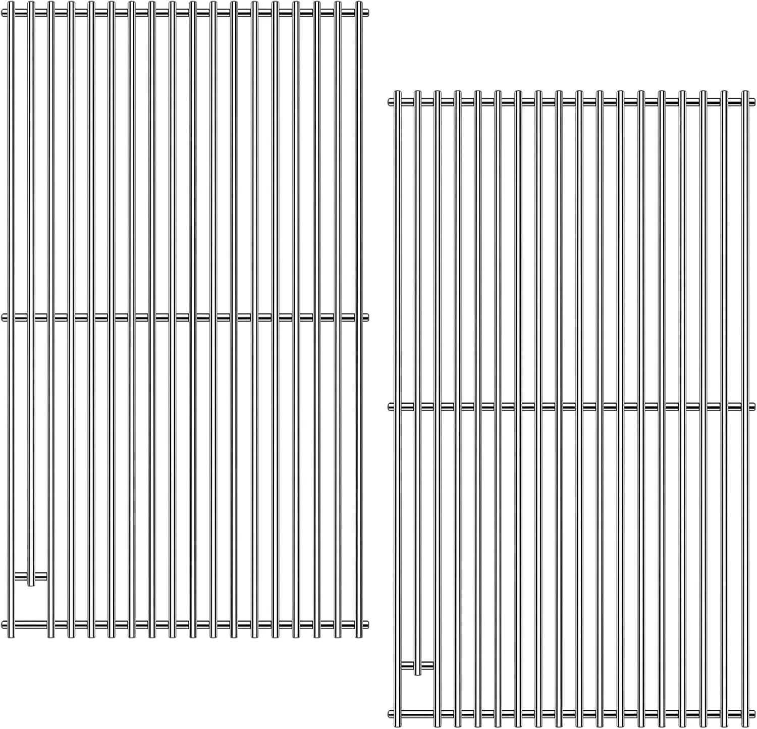 21.5 Inch Stainless Steel Cooking Grids for DCS Grill Replacement Parts,2 Pack Grill Grate for DCS Grill Model BGB30-BQRN BGB30-BQR BGC30-BQ BGB30-BQRL BGC30-BQ-L BGC30-BQ-N BGB30
