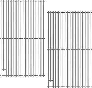 21.5 Inch Stainless Steel Cooking Grids for DCS Grill Replacement Parts,2 Pack Grill Grate for DCS Grill Model BGB30-BQRN BGB30-BQR BGC30-BQ BGB30-BQRL BGC30-BQ-L BGC30-BQ-N BGB30