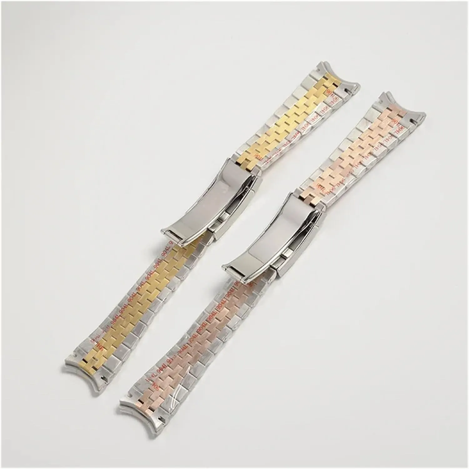 21mm 904L Stainless Steel Bracelet Watch Band Strap