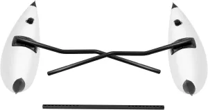 2PCS Kayak Stabilization System, Adjustable Arm Length Floating Boats Stabilizer, PVC Canoes Outrigger Standing Float Stabilizer System Kit for Kayaks, Canoes, Boats, Paddling, Sailing