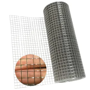 304 Sturdy Stainless Steel Mesh 7.9in X 10ft, 1/4 inch Mesh Wire Mesh Roll, 23 Gauge Hardware Cloth Never Rust, Hard&Heat Resisting, Easy to Cut, for DIY Projects, Vent Mesh, Chicken Coop, Tree Guard