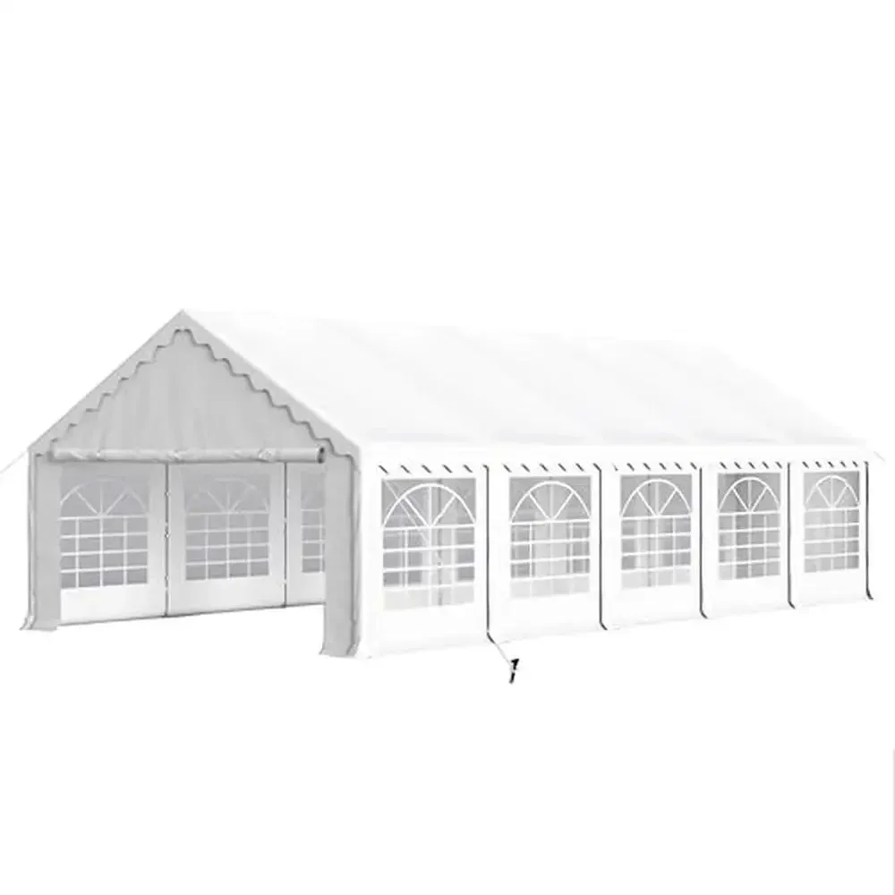 32'x16' Outdoor Wedding Event Canopy with Removable Sidewalls