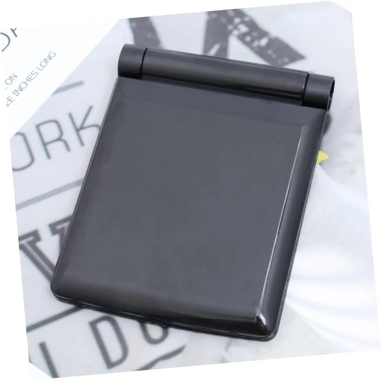 3pcs Led Double-Sided Folding Makeup Mirror Portable Compact Cosmetic Led Lights Sleek Design for Easy Use Dark Conditions for Travel Everyday Use Black