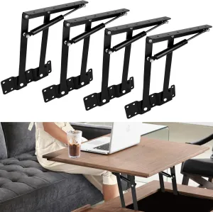 4 PCS Folding Lift up Top Coffee Table Lifting Frame Desk Mechanism Hardware Fitting Gas Hydraulic Hinge Spring Hinge Bracket