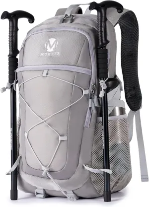 40L Hiking Backpack Lightweight Water Resistant Camping Outdoor Sport Trekking Travel Daypack for Men Women（Grey A）