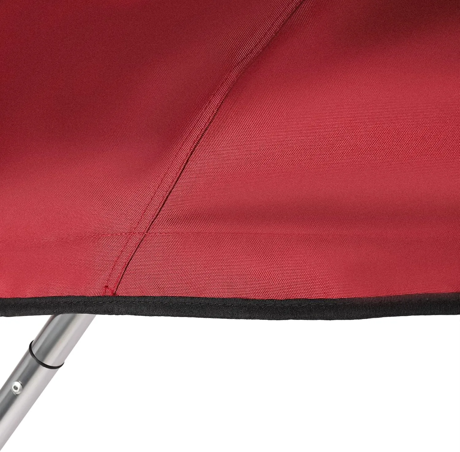 46 "High Boat Canopy Heavy-Duty Bimini Tops Cover for Boats Waterproof Sun Shade Boat Cover with Aluminum Alloy Frame and Adjustable Windproof Straps (Red, 67"-72" W)
