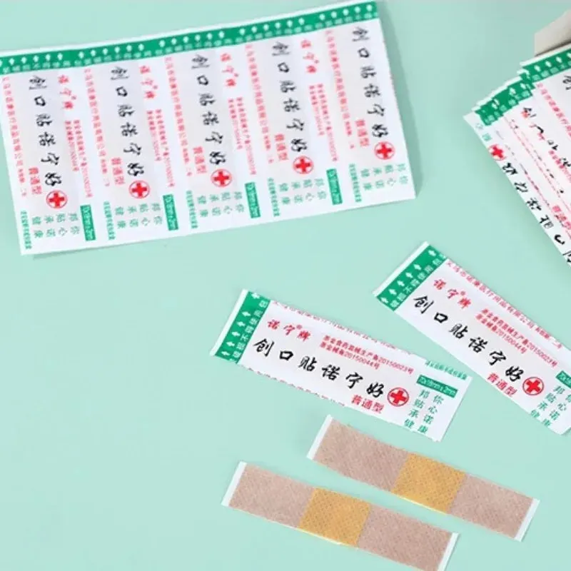 50pcs Breathable Adhesive Bandages Skin Care First Aid Strips Wound Dressing Patch