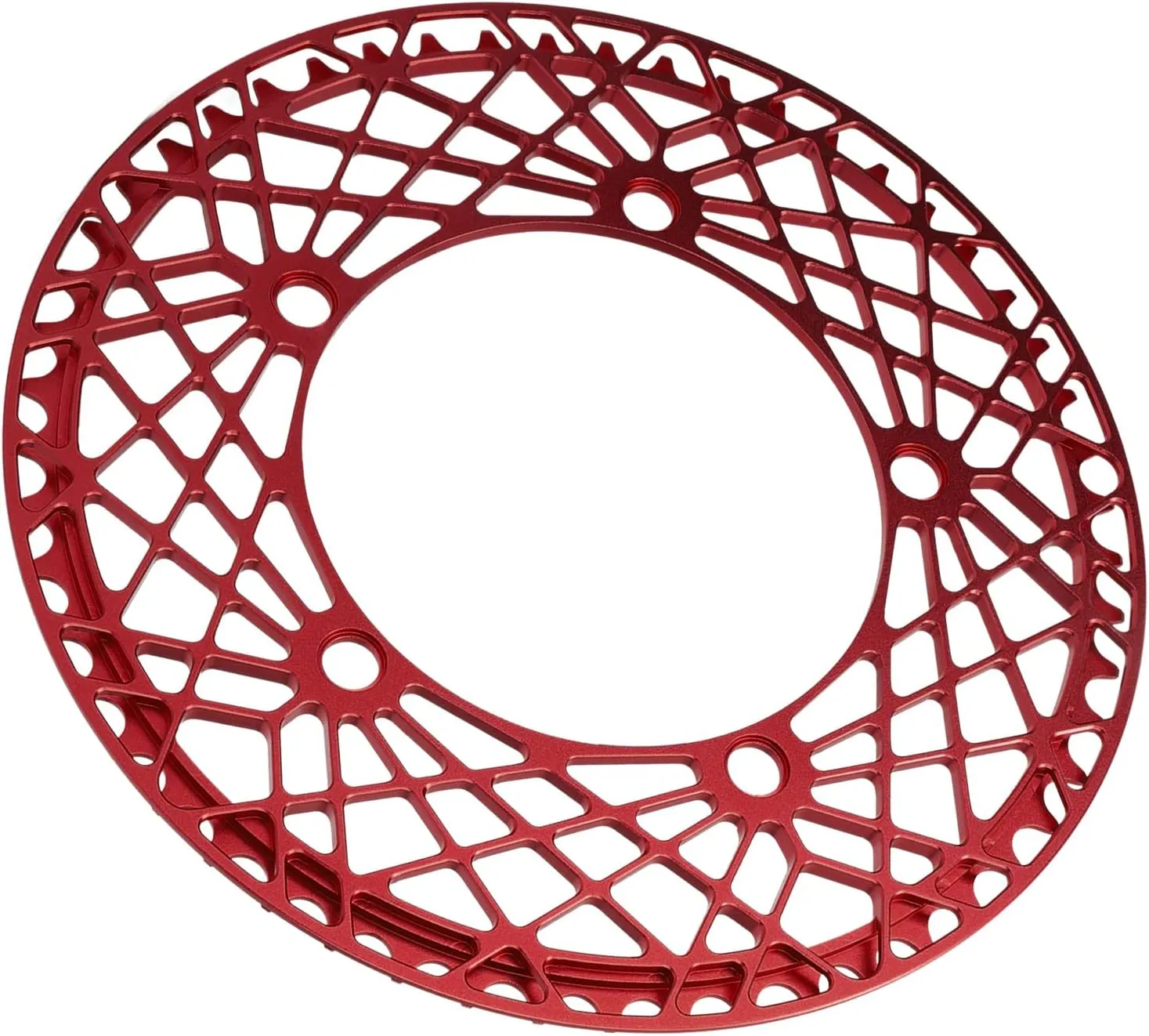 53T 130 BCD Bicycle Chainring, Aluminum Alloy, Lightweight, Durable, for Road BMX Folding (Anode red), SPYMINNPOOevf4i1npd6-13