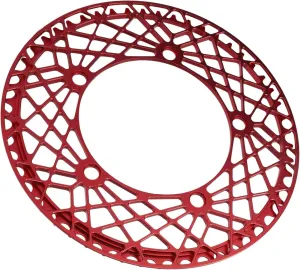53T 130 BCD Bicycle Chainring, Aluminum Alloy, Lightweight, Durable, for Road BMX Folding (Anode red), SPYMINNPOOevf4i1npd6-13