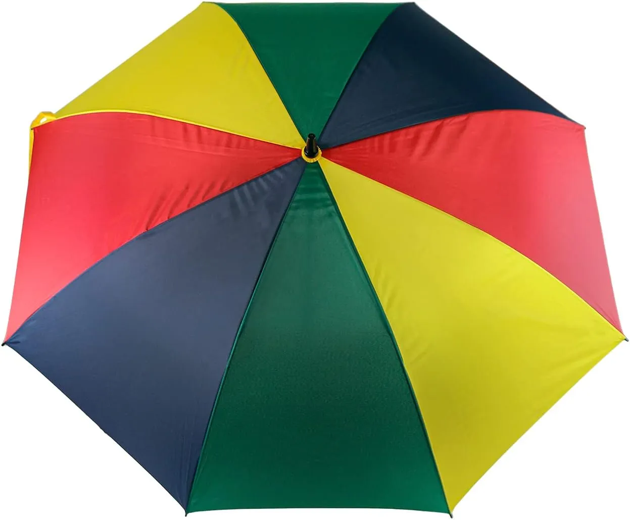62" Single Canopy Golf Umbrella (Multicolor - Red, Yellow, Green, Blue)