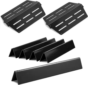 65505 Heat Deflectors 7620 7621 Flavorizer Bars Replacement Parts for Weber Genesis Grill Parts 300 Series with Front Control Knob (2011-2016) E-310 E-320 E-330 S-310 S320 S-330 EP-310 EP-320 EP-330