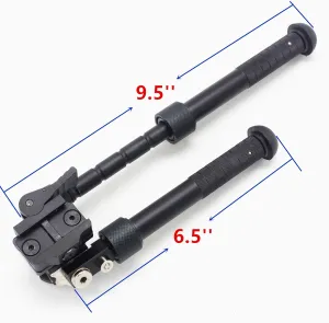 6.5,9inch Hunting Bipod Quick Release QD Folding Swivel Adjustable Leg Tactical Rifle Accessories
