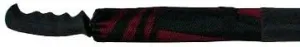 68 Inch Automatic Open Golf Umbrella Extra Large Oversize Double Canopy Vented Windproof Waterproof Stick Umbrellas- Black/Red