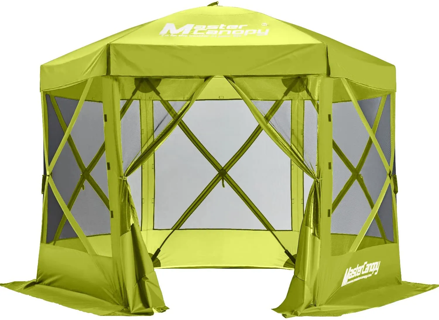 6x6/10x10/12x12/12.5x12.5 Portable Screen House Room Pop up Gazebo Outdoor Camping Tent