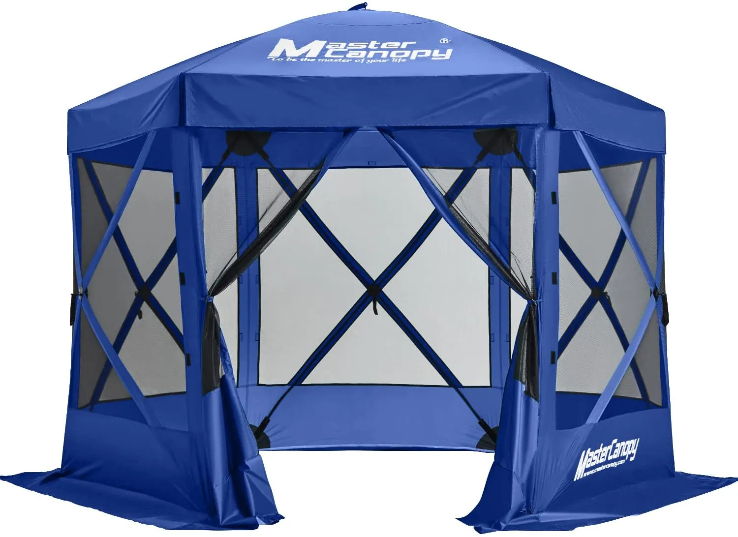 6x6/10x10/12x12/12.5x12.5 Portable Screen House Room Pop up Gazebo Outdoor Camping Tent