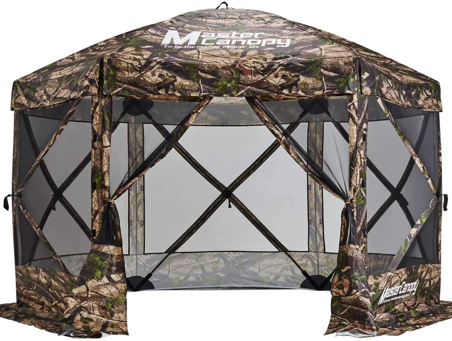 6x6/10x10/12x12/12.5x12.5 Portable Screen House Room Pop up Gazebo Outdoor Camping Tent
