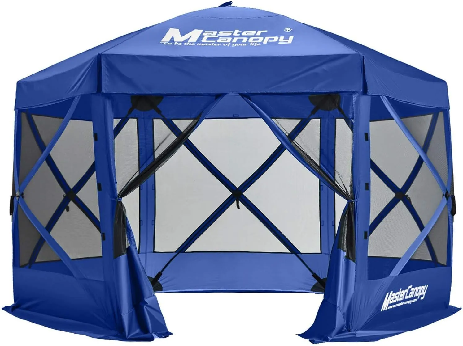 6x6/10x10/12x12/12.5x12.5 Portable Screen House Room Pop up Gazebo Outdoor Camping Tent