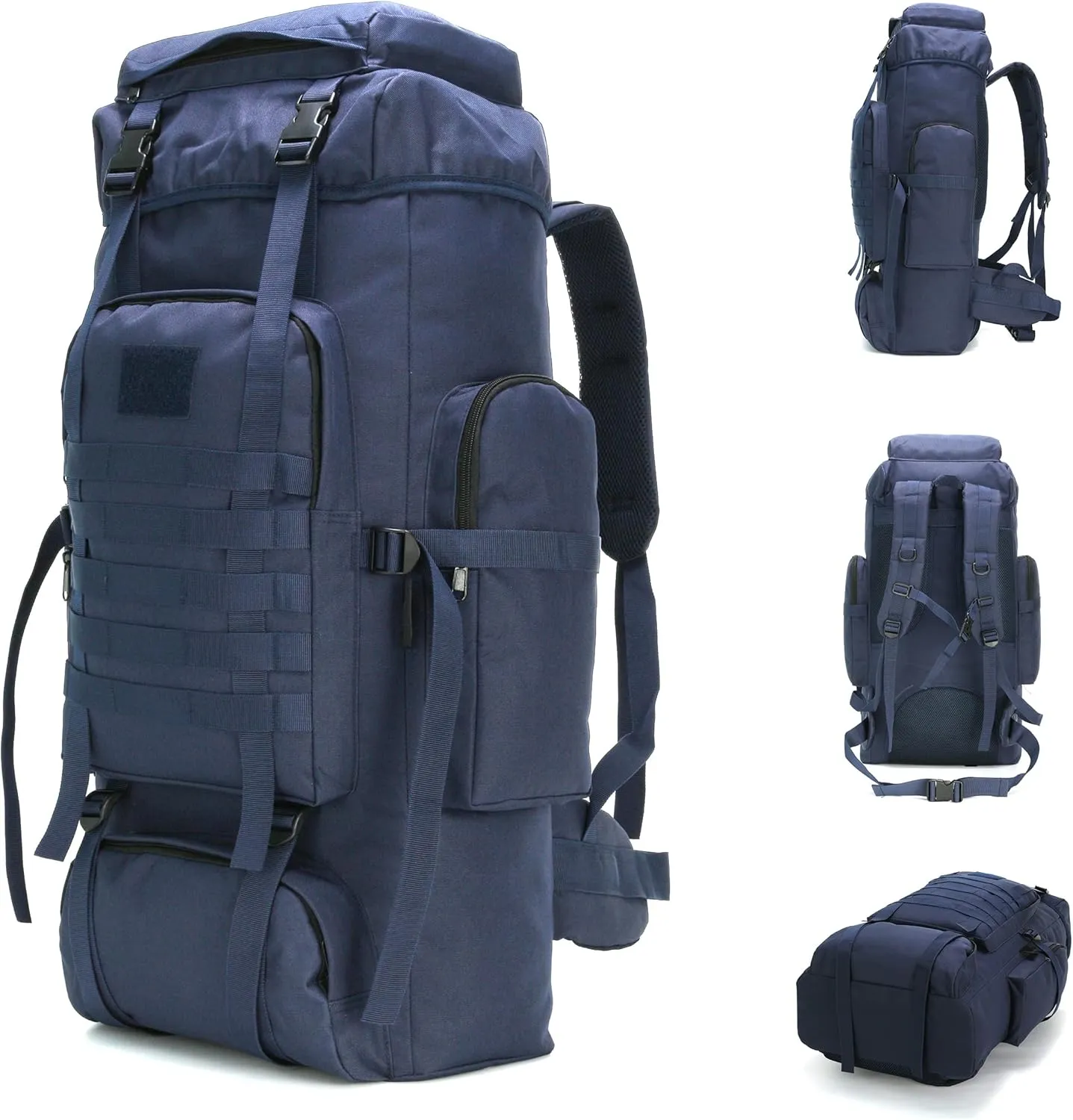 70L Hiking Backpack Military Tactical Camping Adjustable waterproof Climbing Sport Bags