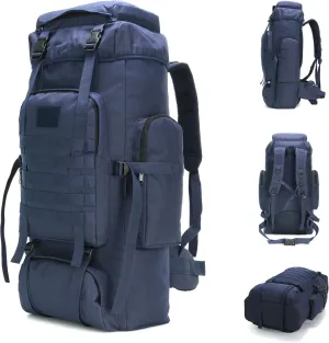 70L Hiking Backpack Military Tactical Camping Adjustable waterproof Climbing Sport Bags