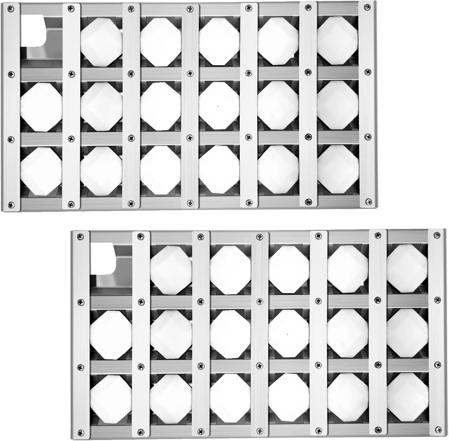 80543 90189 Grills Complete Briquette Tray Assembly for Lynx Grill Replacement Parts,16 5/8 Inch Heat Plates Tent Shield for Lynx L27R L36R L27FR Grill Parts with Ceramic Rods