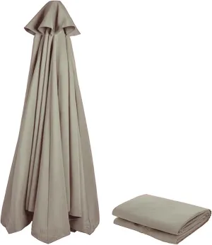 8ribs/6ribs Patio Umbrella Canopy Replacement ⌀9ft/10ft/11ft/13ft/6.5ft/7.5ft/8.2ft Outdoor Umbrella Polyester Top without rib, UV 50  Fade & Tear Resistant for Garden, Lawn, Backyard, Pool